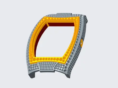 watch case Free 3D model