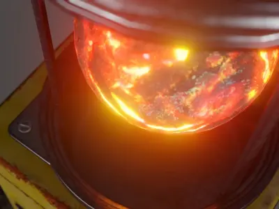 Stalker 2 Artifact Container Lamp  3D model