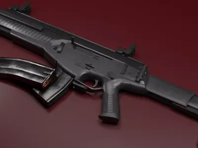 Arx-160 Assault Rifle 3D model