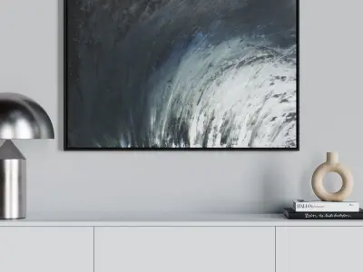 Moonrise At Midnight Minimalist Wall Art Model 