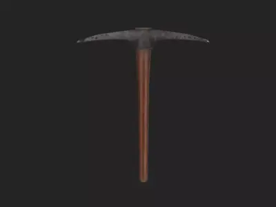 pickaxe 3D Model 001 Low-poly 3D model