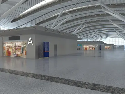  Airport Terminal Interior 01 