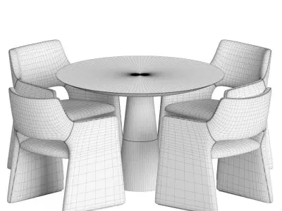 Dining Set 89 3D model