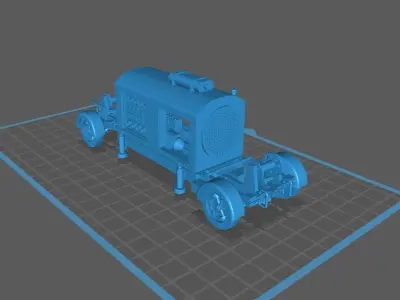 WW2 German 24KVA Generator 3D print model by bsmckay