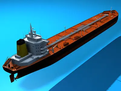 Tanker Ship 3D model by tartino
