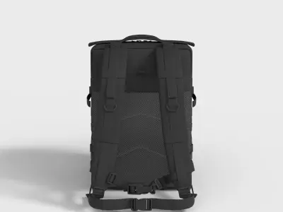 TACTICAL MILITARY BACKPACK 3D model