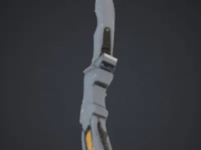 Sharp Decision- Knife model Low-poly 3D model