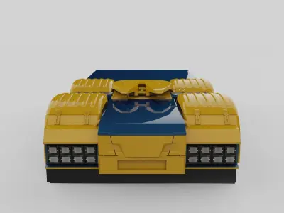 Holland truck chassis covers 3D model