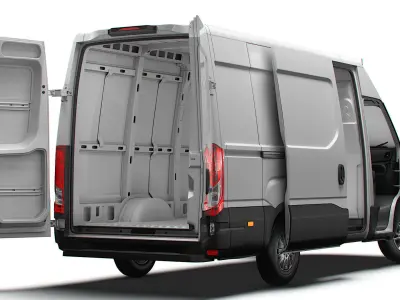 Iveco Daily Van L3H2 HQ Interior 2025 3D model