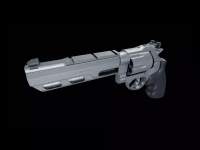 Performance 629 Competitor 44 Magnum Low-poly 3D model