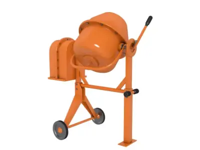 Concrete Mixer 3D model order