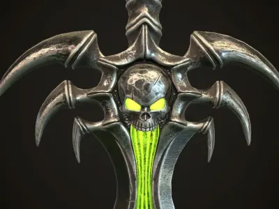 Undead Weapon Collection 3D Model Pack