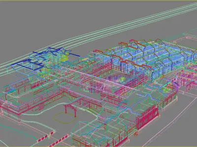 Chinese Style Architecture 3D model 27