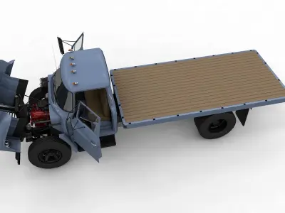 International Loadstar 1600 Trucks 1974 3D Model Pack