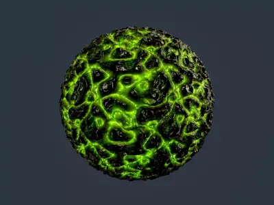 Sci-fi Alien Creature Environment Seamless PBR Texture 01 Texture