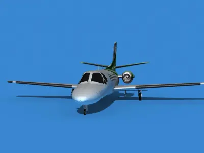 Cessna Citation 550 II Bravo V04 3D model