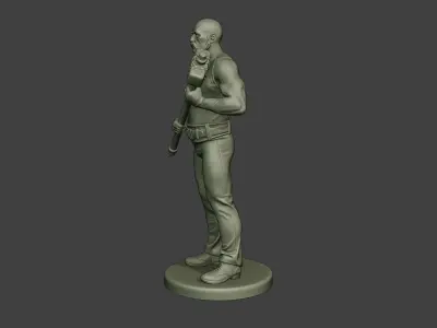 Bill HammerMan BH1 0001 3D print model