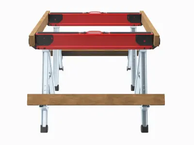 Sawhorse 3D model