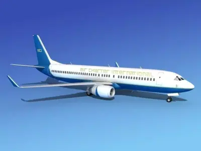 Boeing 737-800 Air Charter Intl 3D model