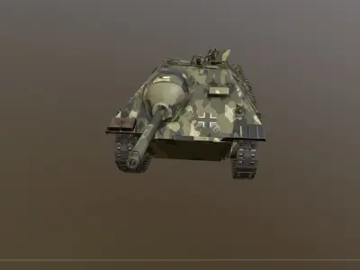 Jagdpanzer 38 - Hetzer sommer Leibstandarte 3D model