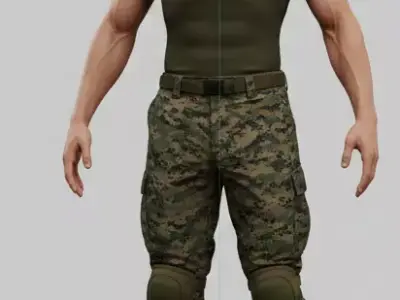 Modern Military Soldier - Tactical Special Forces 3D model