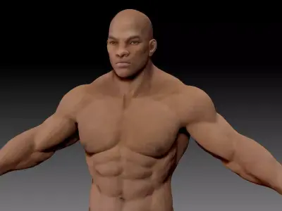 Male body 05 3D model