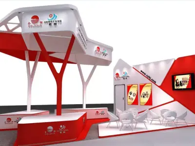 Exhibition - Area - 6X9-3DMAX2009-044 3D model