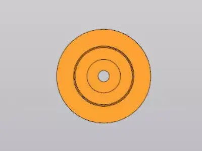 Cylindrical Bushing Sleeve - Mechanical Bearing Part 3D model