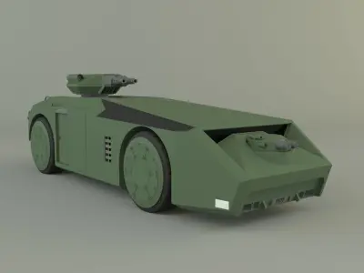 Aliens M577 APC vehicle 3D model
