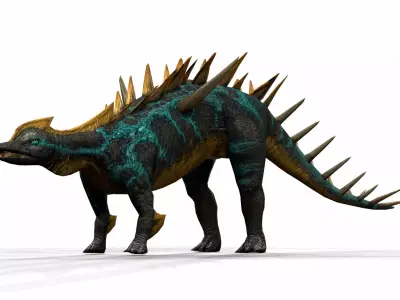 Dinosaur 50 Free low-poly 3D model