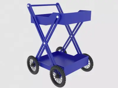 Folding Cart 3D model