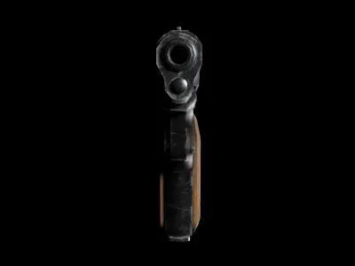 Tokarev Pistol 1952 Free low-poly 3D model