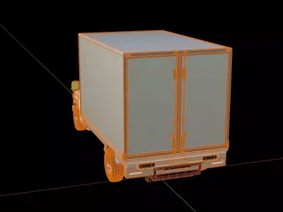 Chevrolet Express Box Truck 3D model