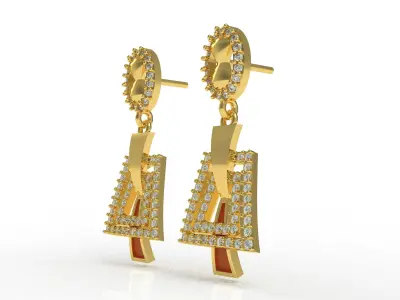 Diamond Pendant Set 50 3D print model