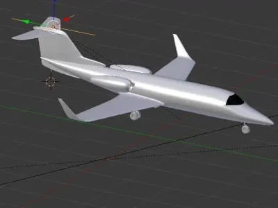Jet model by Akshat 3D model