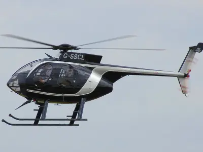 Helicopters MD 500 3D model