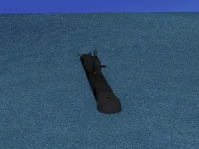 Collins Class HMAS Waller 75 3D model
