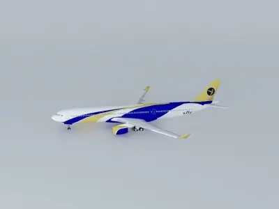 iFly Airlines Airbus A330 300 Free 3D model purchase