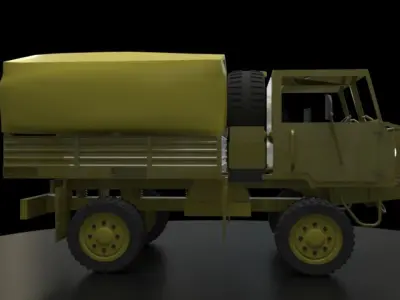 Military Truck Free 3D print model