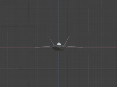 Lockheed Martin F-22 Raptor Free 3D model
