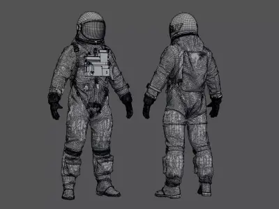 SPACESUIT Gemini G5C Free 3D model