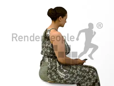 Luciana 4D 002 SittingTyping