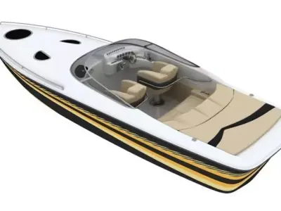 high-class canoes model 3d  3D model