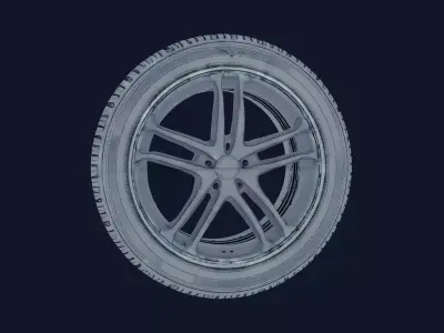 Vehicle Tyre 3D model purchase