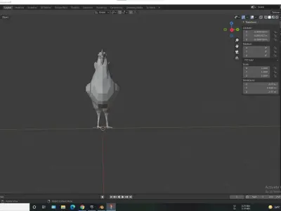 Low poly Chicken Free 3D model