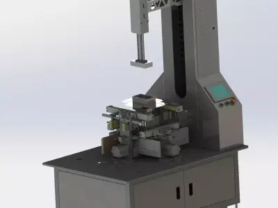 Carton packaging machine 3D model