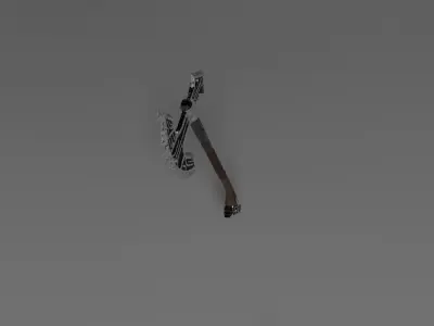 Fantasy Axe 3D model buy