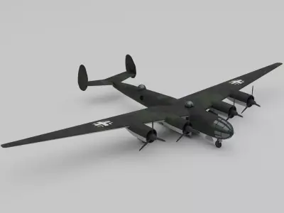 Messerschmitt Me 264 3D model
