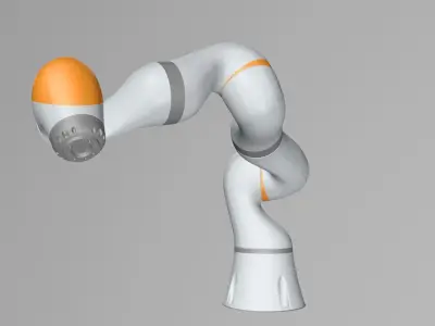 lightweight industrial robot arms   3D model
