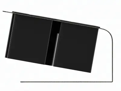 Hair Salon Rack Tool Holder Organizer 3D model